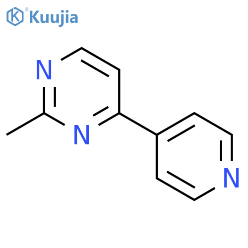 2-Methyl-4-(pyridin-4-yl)pyrimidine structure