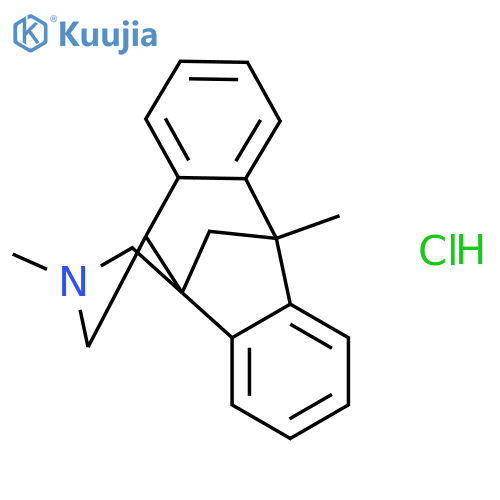 1H-3a,8-Methanodibenzo[3,4:6,7]cyclohepta[1,2-c]pyrrole,2,3,8,12b-tetrahydro-2,8-dimethyl-, hydrochloride, (3aa,8a,12bb)- (9CI) structure