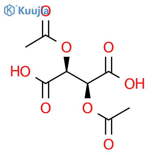 (+)-Diacetyl-D-tartaric acid structure