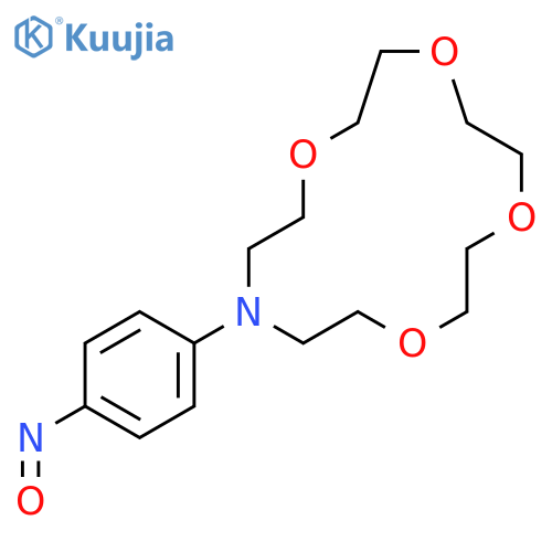 13-(4-Nitrosophenyl)-1,4,7,10-tetraoxa-13-azacyclopentadecane structure