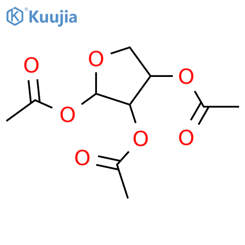 Erythrose; α-D-Furanose-form, 1,2,3-Tri-Ac structure