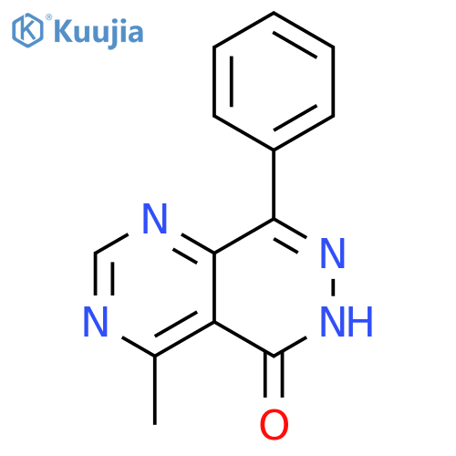 Pyrimido[4,5-d]pyridazin-5(6H)-one, 4-methyl-8-phenyl- structure
