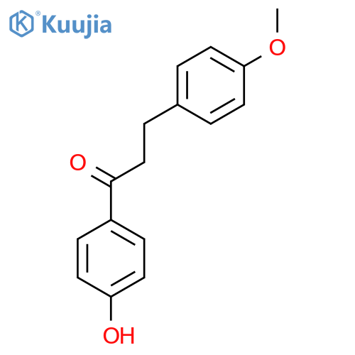 4'-Hydroxy-4-methoxydihydrochalcone structure