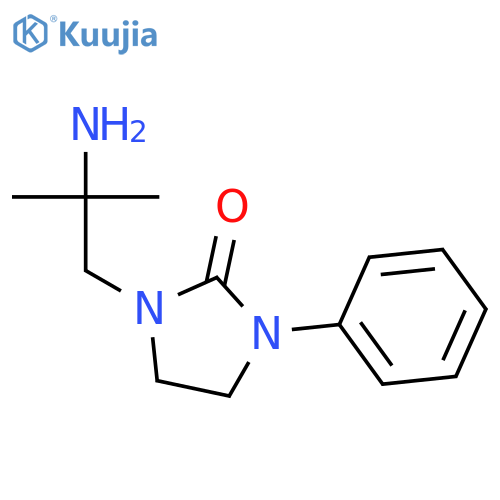 2-IMIDAZOLIDINONE, 1-(2-AMINO-2-METHYLPROPYL)-3-PHENYL- structure