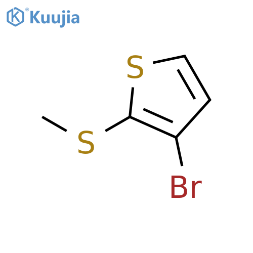 THIOPHENE, 3-BROMO-2-(METHYLTHIO)- structure