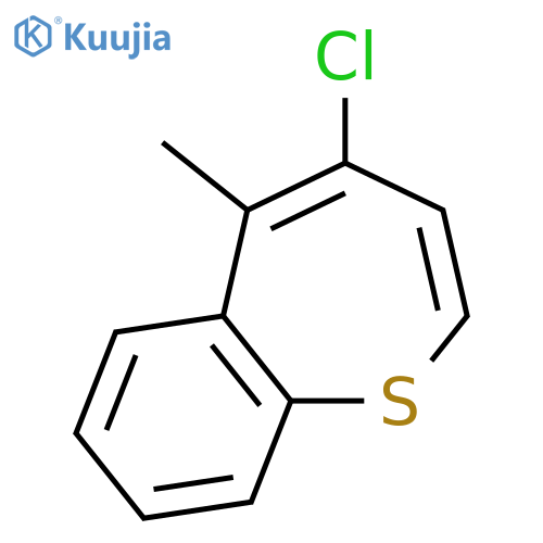 1-Benzothiepin, 4-chloro-5-methyl- structure