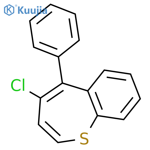 1-Benzothiepin, 4-chloro-5-phenyl- structure