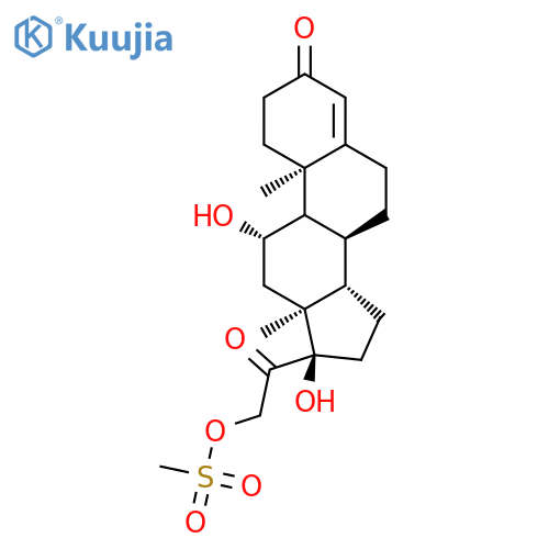 Cortisol 21-Mesylate structure