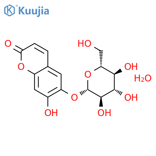 Esculin sesquihydrate structure