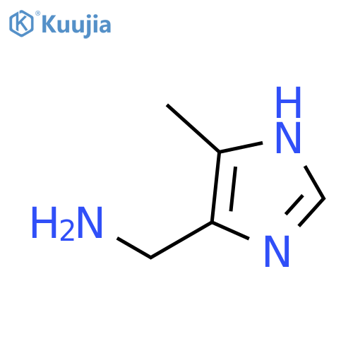 (4-Methyl-1H-imidazol-5-yl)methylamine structure