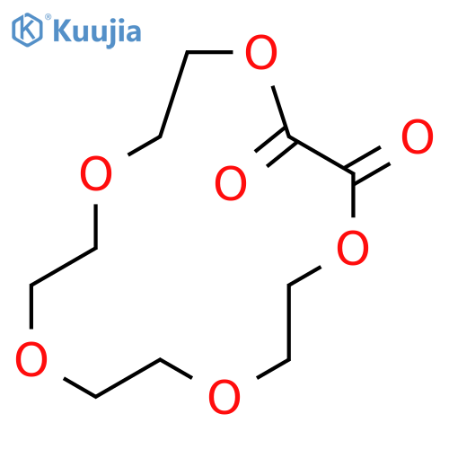 1,4,7,10,13-Pentaoxacyclopentadecane-2,3-dione structure