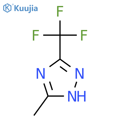 5-Methyl-3-(trifluoromethyl)-1H-1,2,4-triazole structure