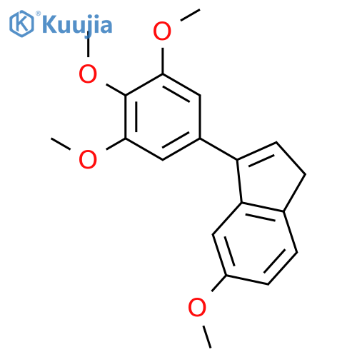5-Methoxy-3-(3,4,5-trimethoxyphenyl)-1H-indene structure