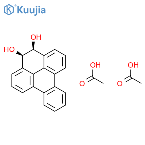 BENZO[E]PYRENE-4,5-DIOL, 4,5-DIHYDRO-, DIACETATE, CIS- structure