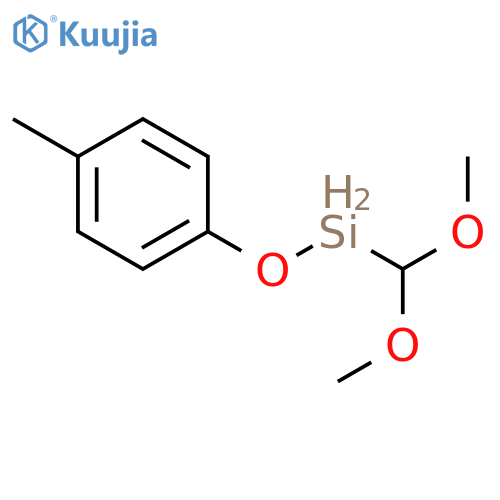 Silane, dimethoxymethyl(4-methylphenoxy)- structure