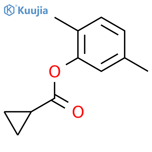 (2,5-dimethylphenyl) Cyclopropanecarboxylate structure