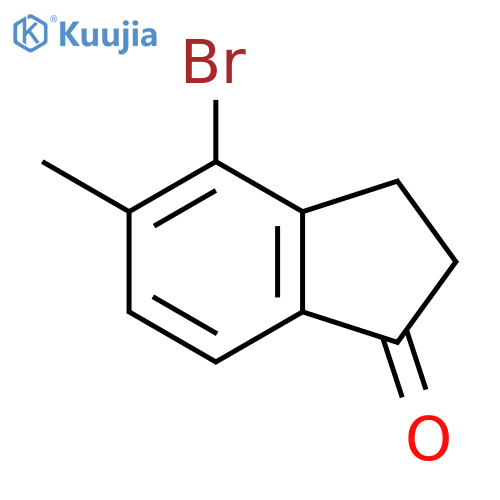4-Bromo-5-methyl-2,3-dihydro-1H-inden-1-one structure