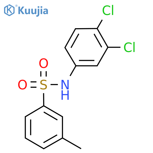 N-(3,4-dichlorophenyl)-3-methylbenzenesulfonamide structure