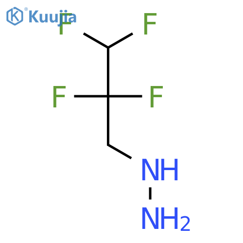 Hydrazine, (2,2,3,3-tetrafluoropropyl)- structure
