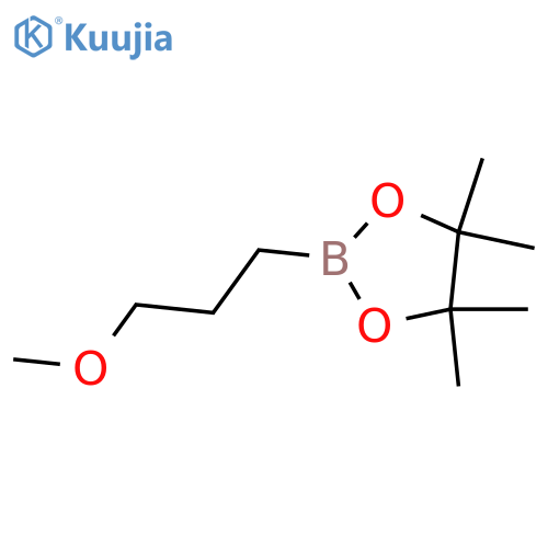 2-(3-methoxypropyl)-4,4,5,5-tetramethyl-1,3,2-dioxaborolane structure
