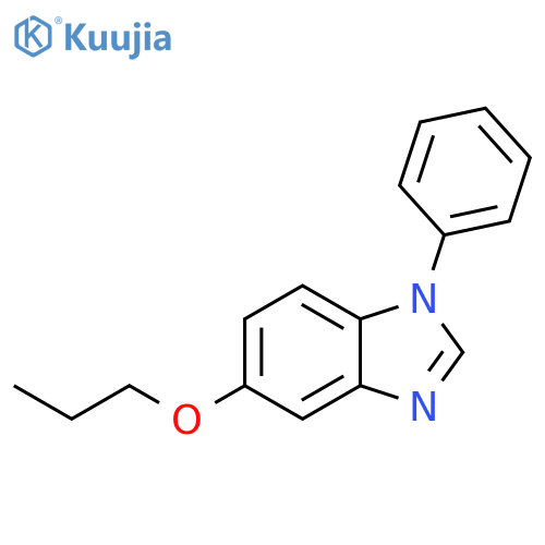 1H-Benzimidazole, 1-phenyl-5-propoxy- structure
