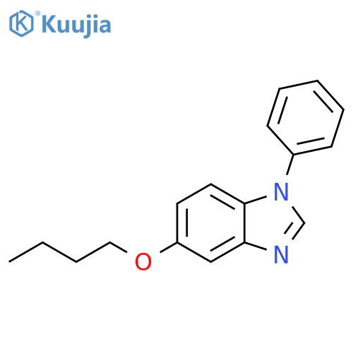 1H-Benzimidazole, 5-butoxy-1-phenyl- structure