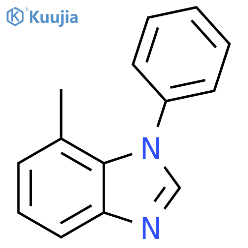1H-Benzimidazole, 7-methyl-1-phenyl- structure