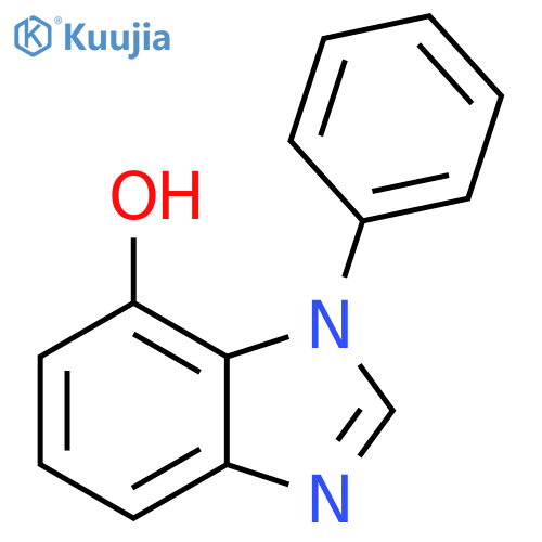 1H-Benzimidazol-7-ol, 1-phenyl- structure