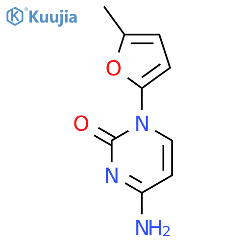 2(1H)-Pyrimidinone, 4-amino-1-(5-methyl-2-furanyl)- structure