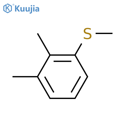 1,2-Dimethyl-3-methylsulfanyl-benzene structure