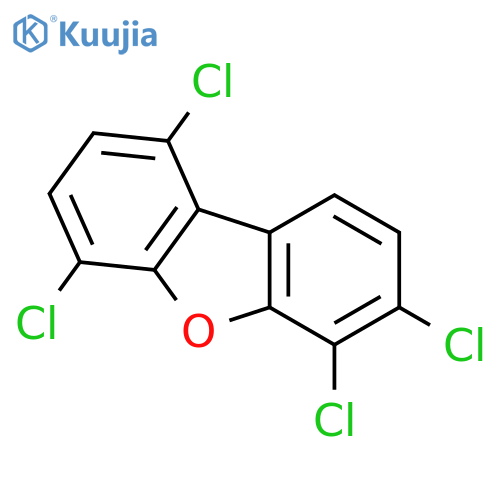 1,4,6,7-Tetrachlorodibenzofuran structure