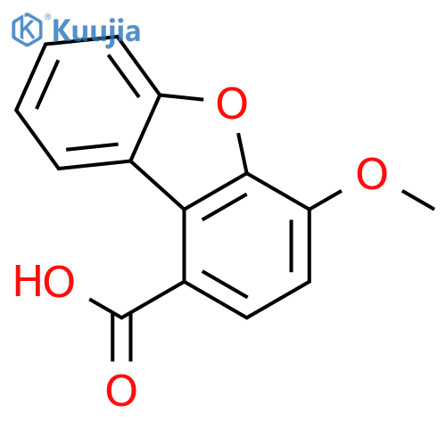 1-DIBENZOFURANCARBOXYLIC ACID, 4-METHOXY- structure