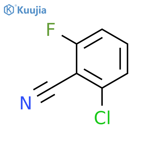 2-Chloro-6-fluorobenzonitrile structure