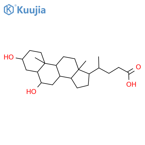 5b-Cholanic Acid-3a,6b-diol structure