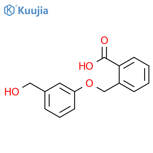BENZOIC ACID, 2-[[3-(HYDROXYMETHYL)PHENOXY]METHYL]- structure