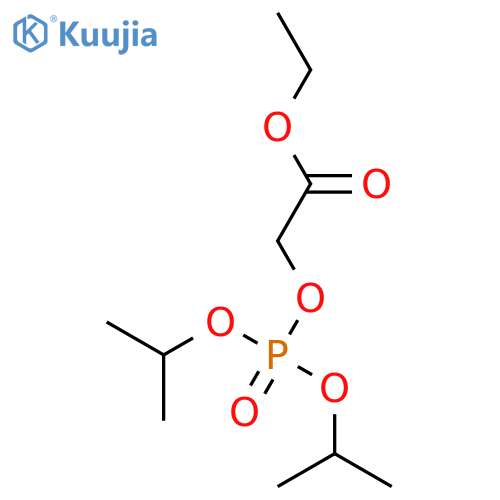 ACETIC ACID, [[BIS(1-METHYLETHOXY)PHOSPHINYL]OXY]-, ETHYL ESTER structure