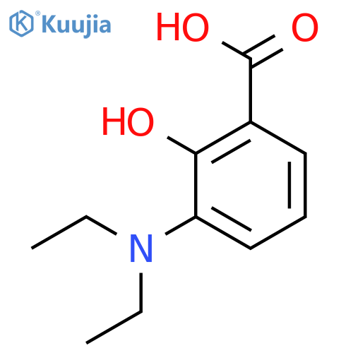 3-(Diethylamino)-2-hydroxybenzoic acid structure