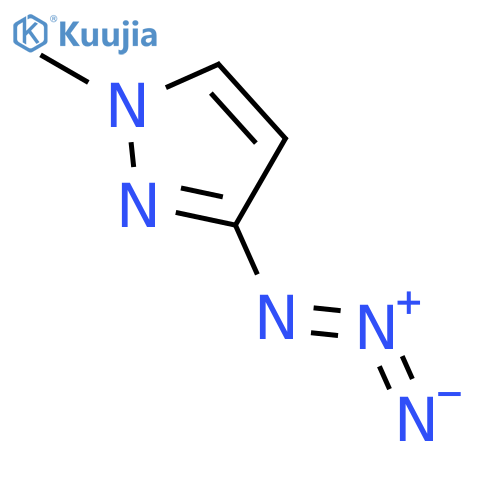 3-azido-1-methyl-1H-pyrazole structure