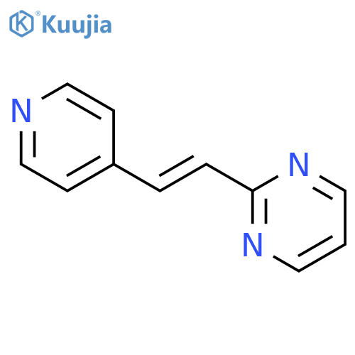 PYRIMIDINE, 2-[2-(4-PYRIDINYL)ETHENYL]- structure