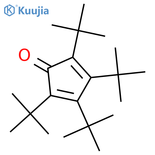 2,4-CYCLOPENTADIEN-1-ONE, 2,3,4,5-TETRAKIS(1,1-DIMETHYLETHYL)- structure