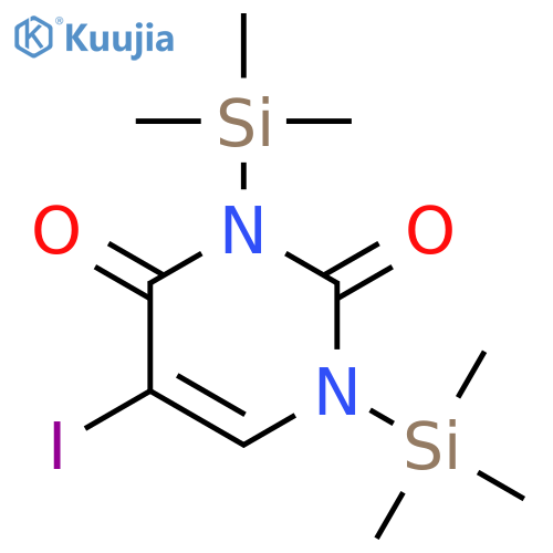 2,4(1H,3H)-Pyrimidinedione, 5-iodo-1,3-bis(trimethylsilyl)- structure