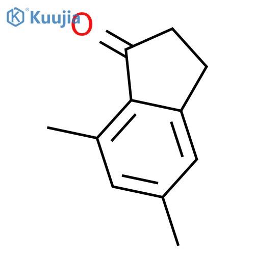 5,7-Dimethyl-2,3-dihydro-1H-inden-1-one structure