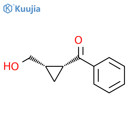 Methanone, [(1R,2S)-2-(hydroxymethyl)cyclopropyl]phenyl-, rel- structure