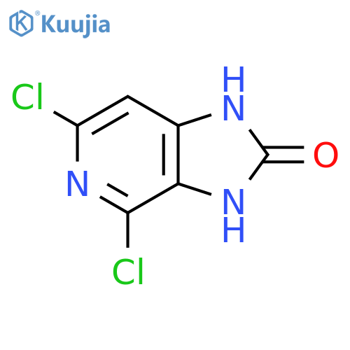 4,6-dichloro-1,3-dihydroimidazo[4,5-c]pyridin-2-one structure