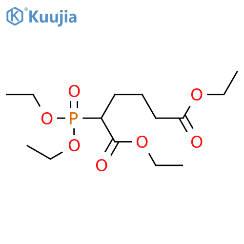 diethyl 2-(diethoxyphosphoryl)hexanedioate structure