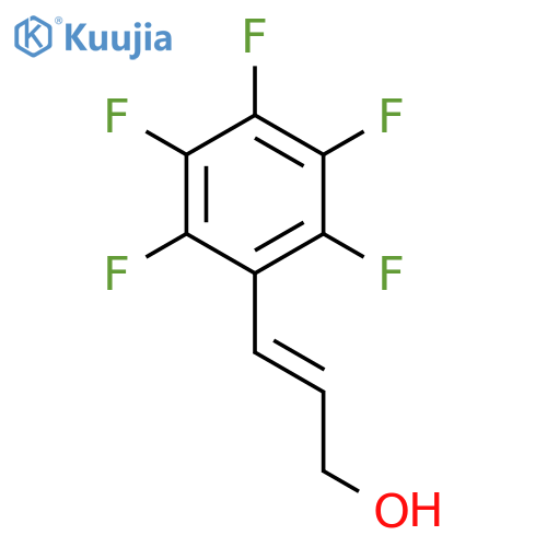3-(pentafluorophenyl)prop-2-en-1-ol structure