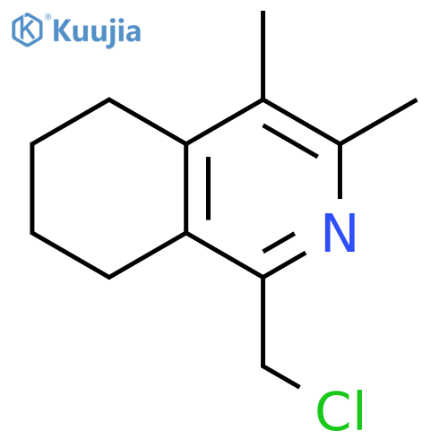 Isoquinoline, 1-(chloromethyl)-5,6,7,8-tetrahydro-3,4-dimethyl- structure