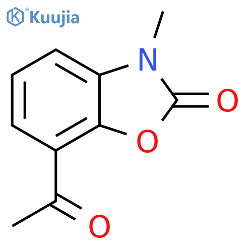 2(3H)-Benzoxazolone, 7-acetyl-3-methyl- structure