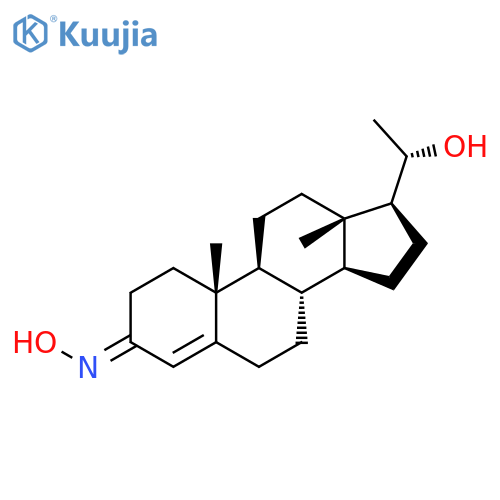 PREGN-4-EN-3-ONE, 20-HYDROXY-, OXIME, (20S)- structure