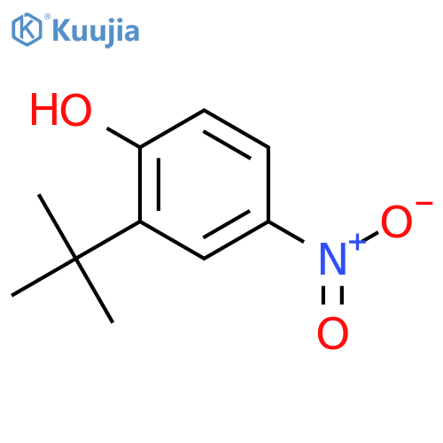 2-(Tert-butyl)-4-nitrophenol structure